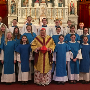 Singing for Cardinal Burke’s Pontifical Low Mass