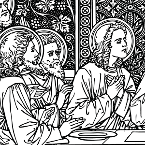 Catholic Line Art, Black and White • Installment #62