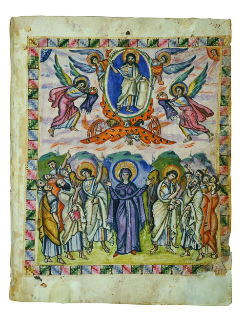 The Ascension Depicted In The Rabbula Gospel Book